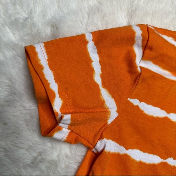 US Polo Assn. T-Shirt Orange & White Striped Size 7 - Picture 13 of 16